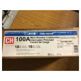 Eaton main Breaker loadcenter CH18B100C