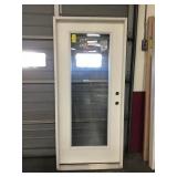 36in x 80in LH Fiberglass 15 lite ext door.