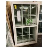 36in x 62in Single Hung Glazed vinyl window x2.