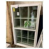 36in x 62in Single Hung Glazed vinyl window x3.