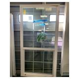 31in x 71in Single hung vinyl Window.