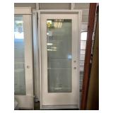32in x 80in LH Fiberglass Full view door.