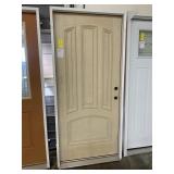 36in x 80in LH Fiberglass Decorative ext door.