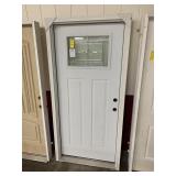 36in x 80in LH Steel Craftsman style ext door.