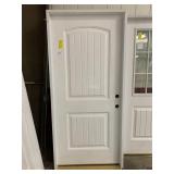 36in x 80in LH Fiberglass 2 panel ext door.