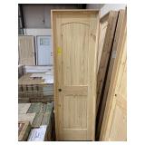 24" RH Unfinished Pine Int Door w/ oak jamb.