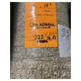 12x18.6 Roll of Plush Carpet x 222 sq ft