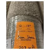 12x17.3 Roll of plush carpet x 207 sq ft