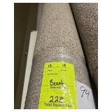 12x19 Plush Roll of carpet x 228 sq ft
