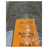 12x17.1 Roll of Plush carpet x 205 sq ftq