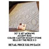 30" x 45" Mohawk Accent Rug x 3