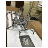 Polished Chrome Floor Mount Bathtub Faucet
