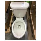 Gerber White Two Piece Elongated Bowl Toilet