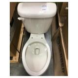 Gerber White Two Piece Elongated Bowl Toilet