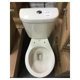 Gerber White Two Piece Round Bowl Toilet