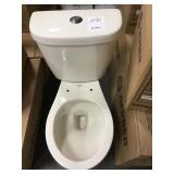 Gerber White Two Piece Round Bowl Toilet