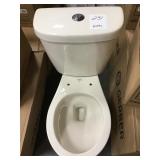 Gerber White Two Piece Round Bowl Toilet