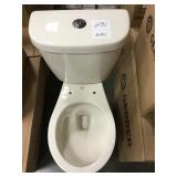 Gerber White Two Piece Round Bowl Toilet