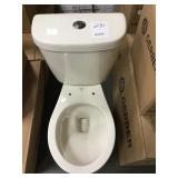 Gerber White Two Piece Round Bowl Toilet