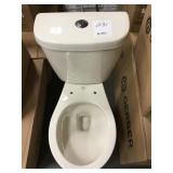Gerber White Two Piece Round Bowl Toilet