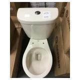 Gerber White Two Piece Round Bowl Toilet