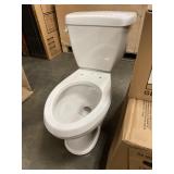 Gerber White Two Piece Elongated Bowl Toilet
