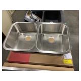 9" Kindred Double Bowl SS Kitchen Sink