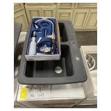 9" Franke Dbl Bowl Sink w/ Faucet & Dispenser