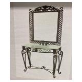 Wrought Iron Vanity Set