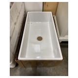 White Cast iron farm sink