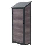 Sunjoy Outdoor Black Shed