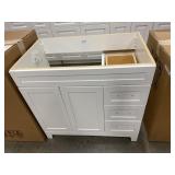36 inch white vanity