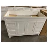 Anka White Vanity with nickel hardware