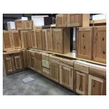15pc Silvercreek Shaker Hickory 30" Kitchen