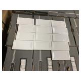 3"x 6" Ceramic Inverted Beveled Tile x 19 boxes