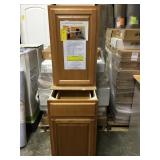 14 piece  30" Regal Oak Kitchen Cabinet Set