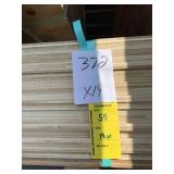 4ft 1/2in x 6ft 3/8 Finished plywood x19.