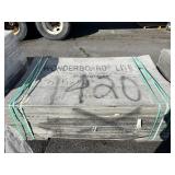 3ft x 5ft x 1/4 inch cement board x 61