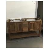 59" Wood Vanity Base