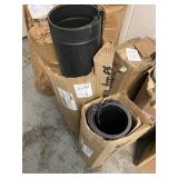 Mix Size 24GA Black Pipe x 2 boxes