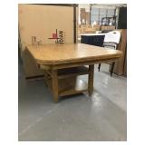 Dining Table w/ 4 Legs and Shelves.