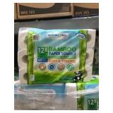 Naturezway 12 pack Bamboo Paper Towels x5.