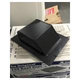 Slant Back Roof Vents in Black by the Box x2.