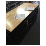 Husky 5 drawer mobile work bench -damaged