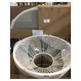 Glass top dining table