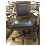 Upholsted Caster Game arm chair
