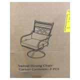 Swivel dining chairs