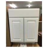 Advanta Alpine White Vanity Cabinet