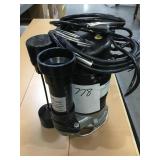 Burcam sewage grinder pump.