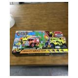 39 piece Machine maker mega city service team toy.